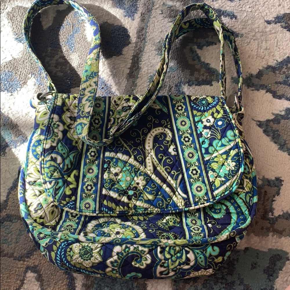 Vera Bradley Rhythm & Blues large crossbody